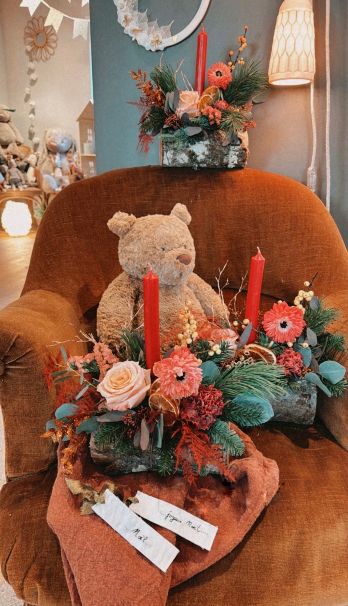 Atelier bûche fleurie de Noël avec le Comptoir du Az’Art chez Môme Boutique à Habsheim le 10/12 🎄