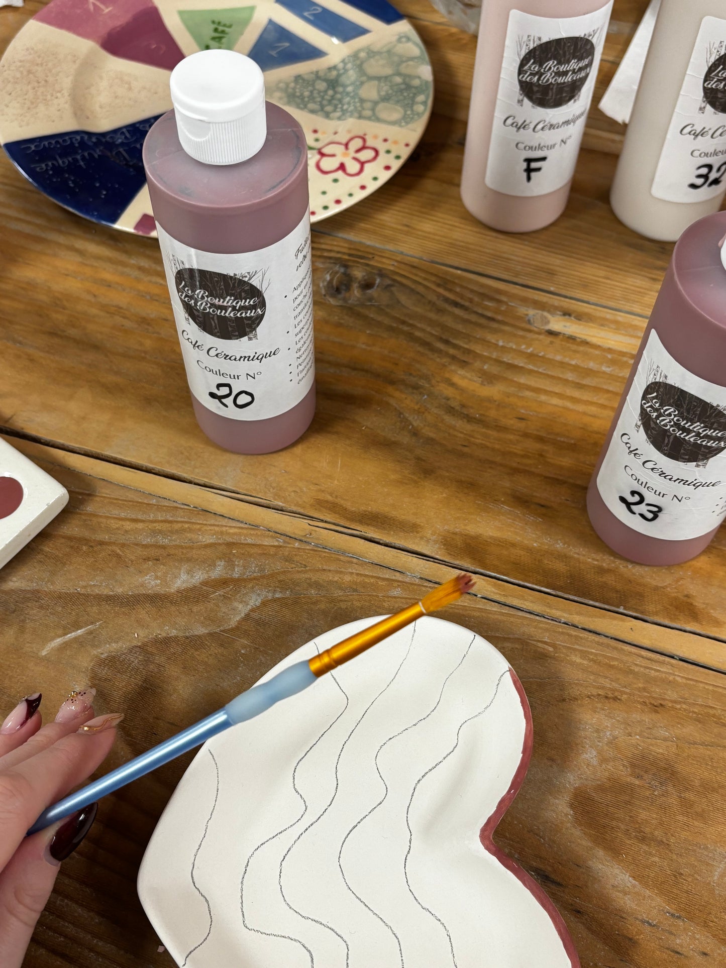 Atelier peinture sur céramique à la Boutique des Bouleaux à Strasbourg le 30/09 🎨✨
