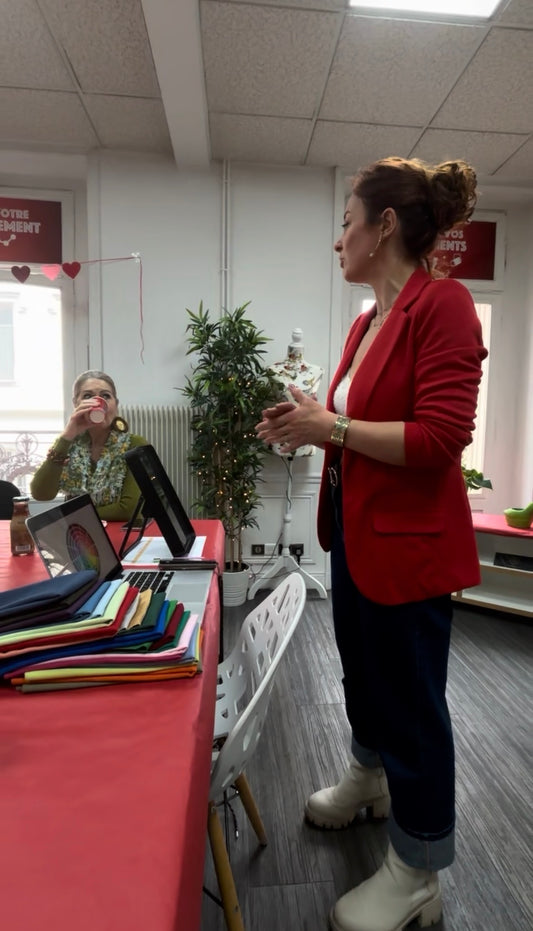 Atelier Colorimétrie & Petit-déjeuner avec Céline Soriano à Mulhouse le 8/11 🩷