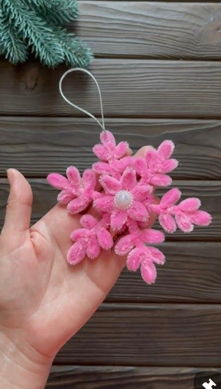 Atelier décoration de noël en fil chenille avec Bee Créatif Café à Wahlbach le 21/12 ⭐️