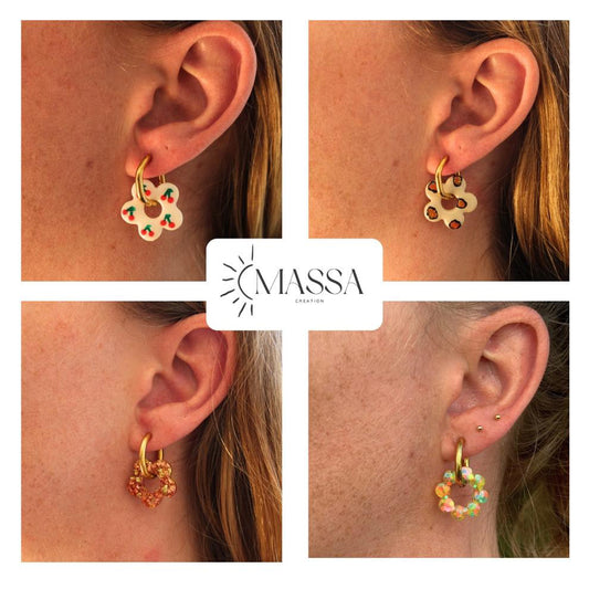 Confectionne tes paires de Boucles d’Oreilles avec Massa Création au Banana Café à Wittenheim le 23/04 🌸